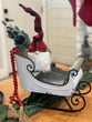 White Metal Christmas Sled