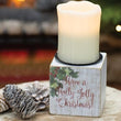 Holly Jolly Candle Block