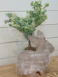 Distressed Bunny Planter