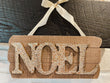 Glitter Wooden Noel Sign