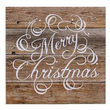 Merry Christmas Wood Sign