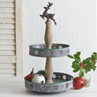 Two Tiered Christmas Tray